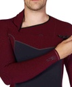 REVOLUTION FRONT ZIP 4/3 BURGUNDY