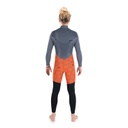 MEN'S QUANTUM CHEST ZIP FULL SUIT 3/2MM BLK/GRAY