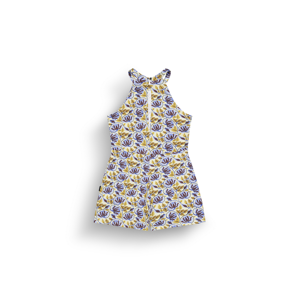 ALINNA PRINTED ROMPER B ALPINE THISTLE PRINT