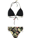 PRTFLUO TRIANGLE BIKINI TRUE BLACK