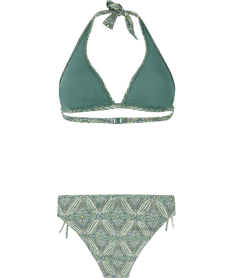 PRTSUGAR HALTER BIKINI C-CUP VEGGIE GREE