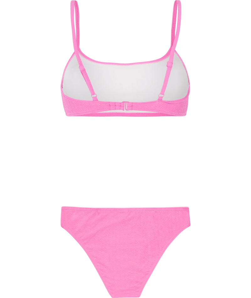PRTDICE BANDEAU BIKINI SMOOTH PINK