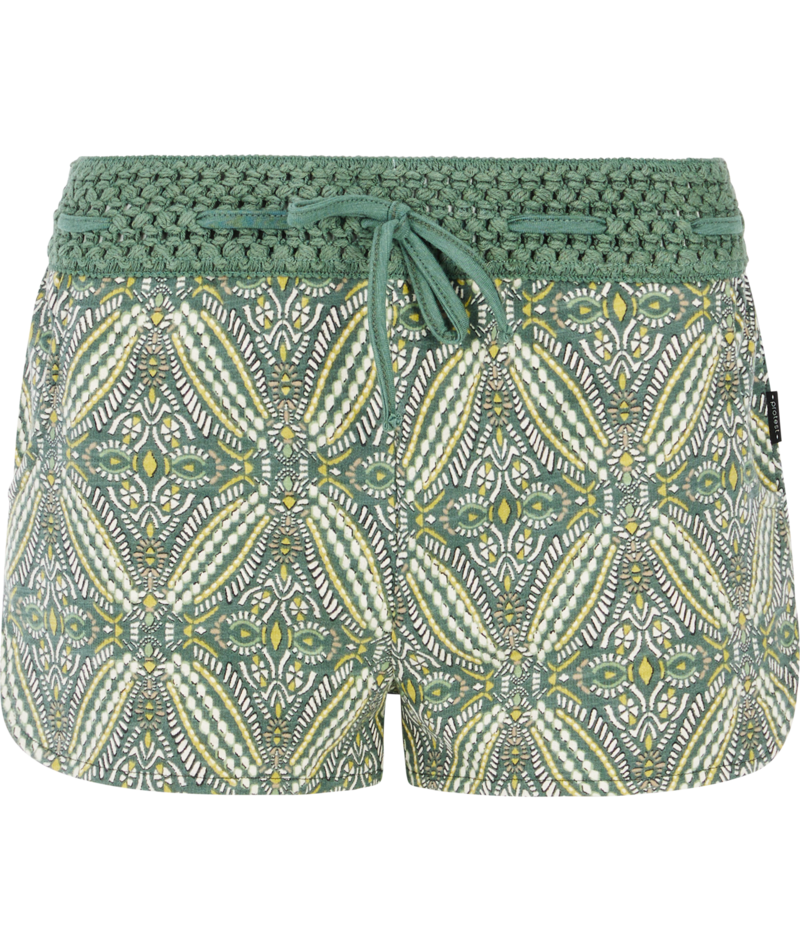 PRTFLOWERY 25 SHORTS VEGGIE GREE