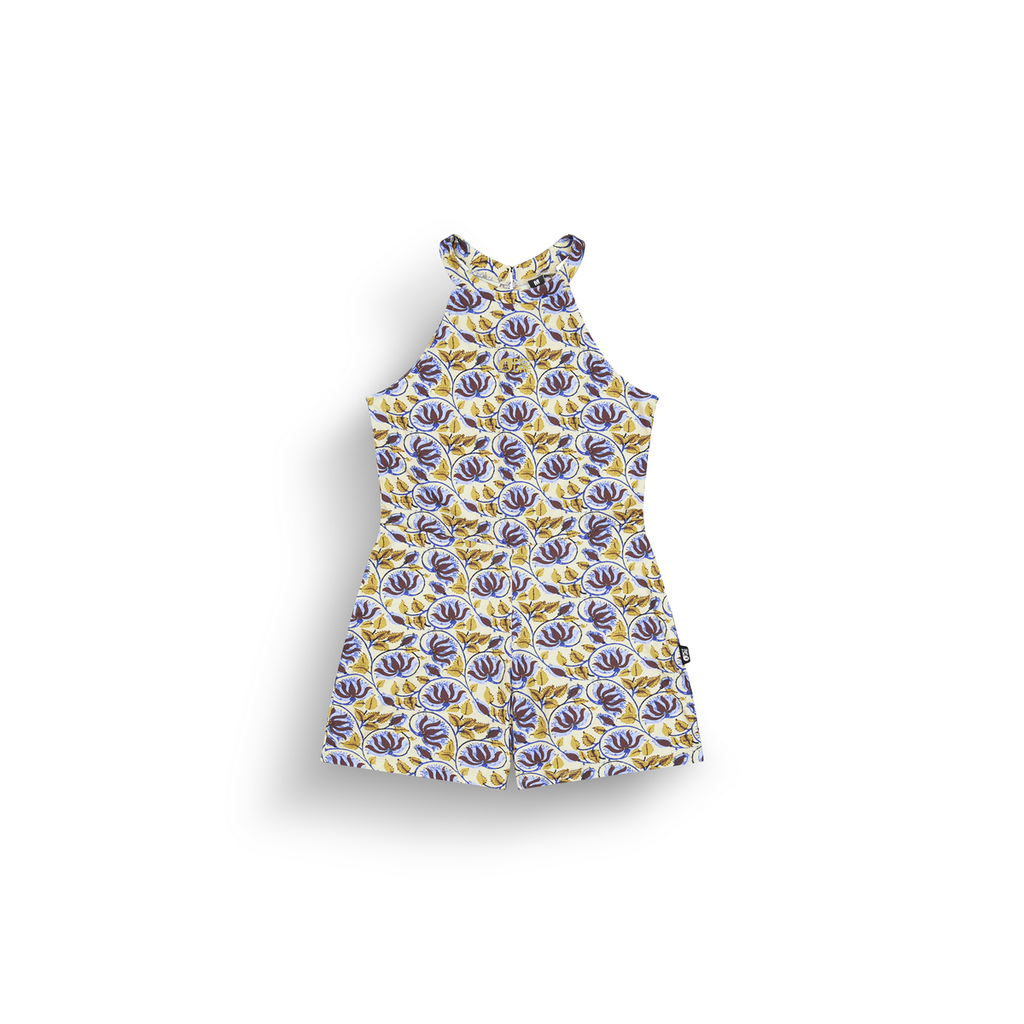 ALINNA PRINTED ROMPER B ALPINE THISTLE PRINT