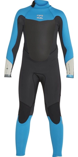 ABSOLUTE BACK ZIP 4/3 JUNIOR TURQUOISE