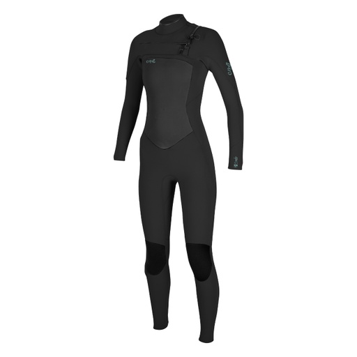 WMN EPIC 4/3 CHEST ZIP BLACK
