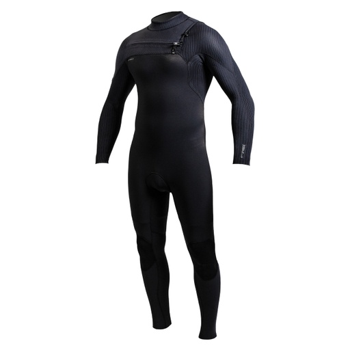 HYPERFREAK+ 5/4 CHEST ZIP FULL BLACK /BLACK