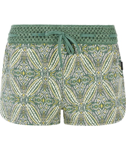 PRTFLOWERY 25 SHORTS VEGGIE GREE