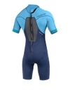 RISE SPRINGSUIT 2/2 BACK ZIP ICE BLUE/NAVY