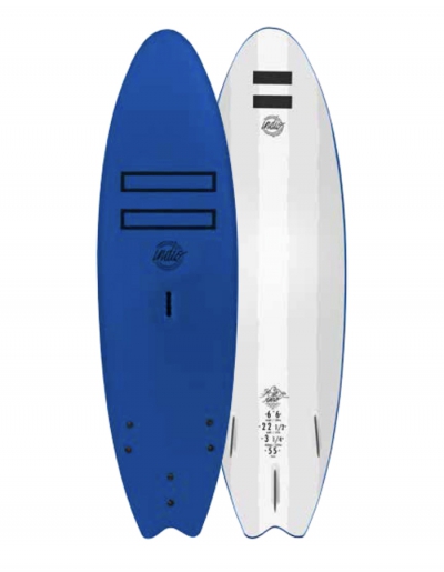 SOFTBOARD RETRO NAVY BLUE 6'6&quot;