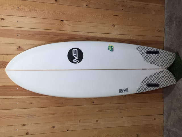 RETRO TWIN EPOXY CLEAR 5'8&quot;