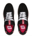 ATLANTIC BLACK/RED SUEDE