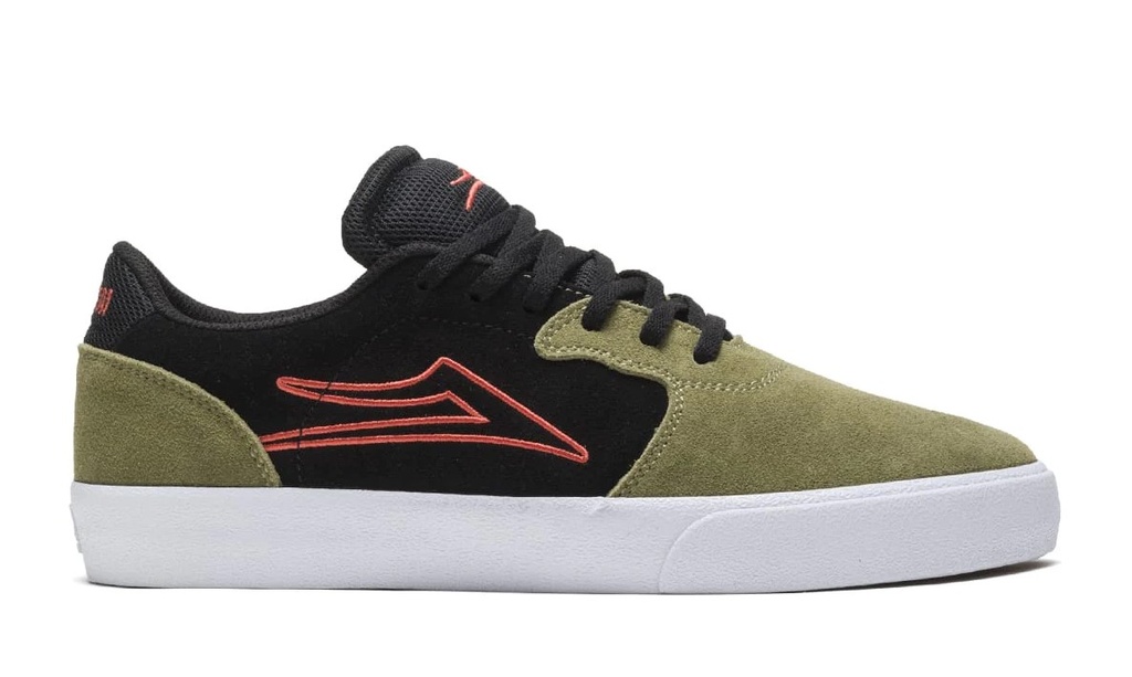 CARDIFF OLIVE/BLACK SUEDE