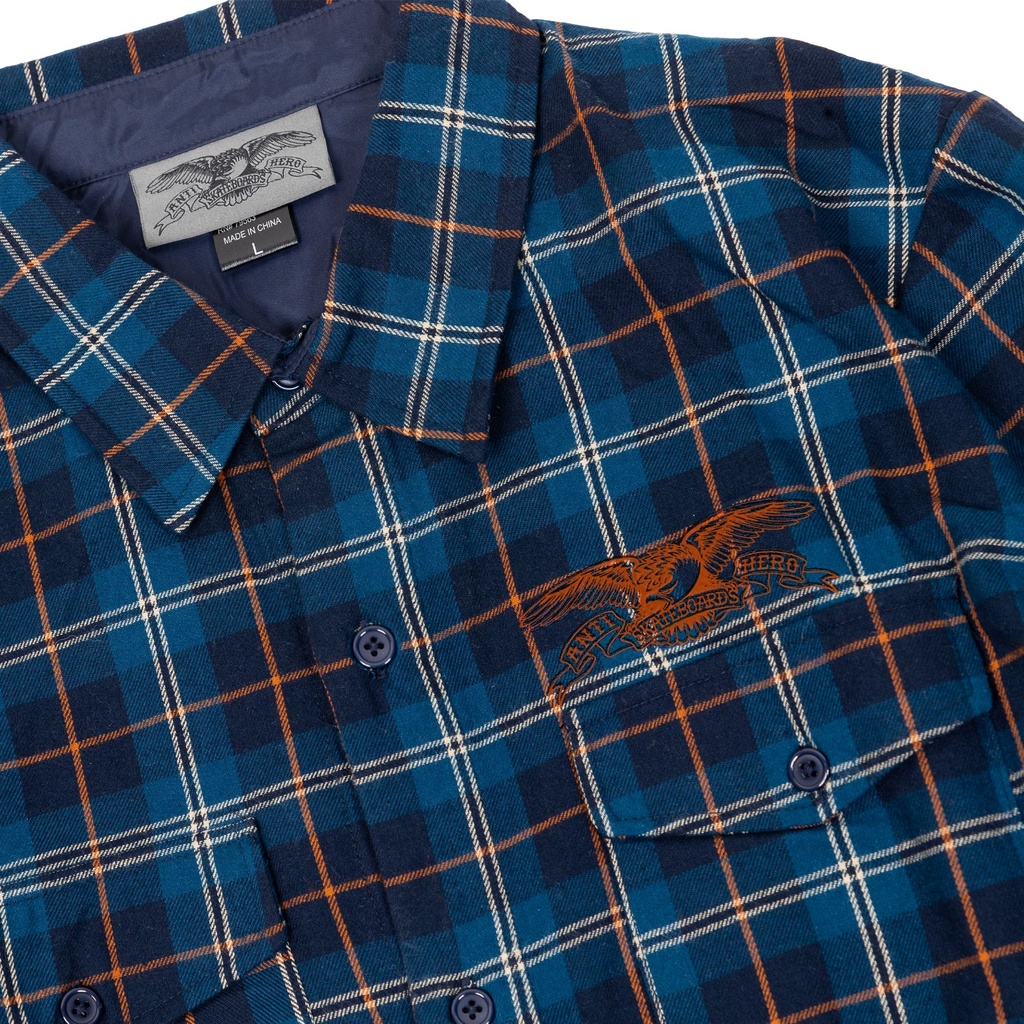 BASIC EAGLE FLANNEL SHIRT MULTI