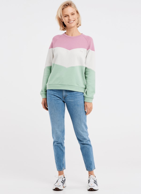 WMN NXGSANCY SWEATSHIRT KITOFFWHITE