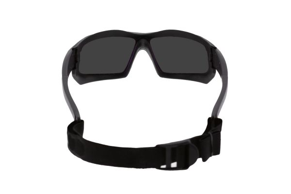 PAROS MATTE BLK SMOKE POL LENS