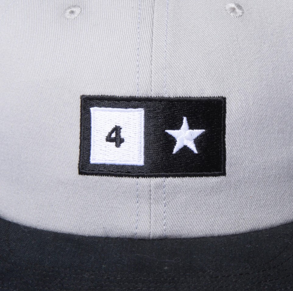 BAR LOGO POLO HAT GREY/BLACK