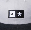 BAR LOGO POLO HAT GREY/BLACK