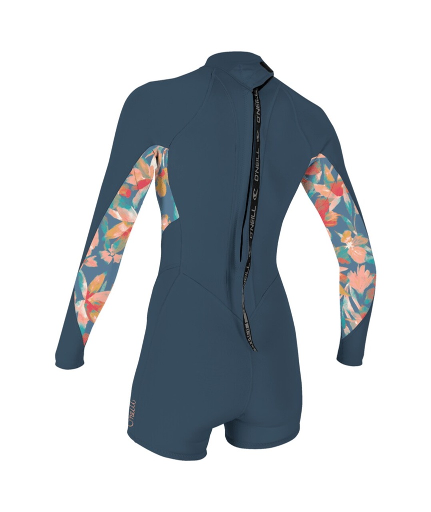 WMS BAHIA 2/1 BACK ZIP L/S SPRING COPENBLU/PTDTRPCS/COPENBLU