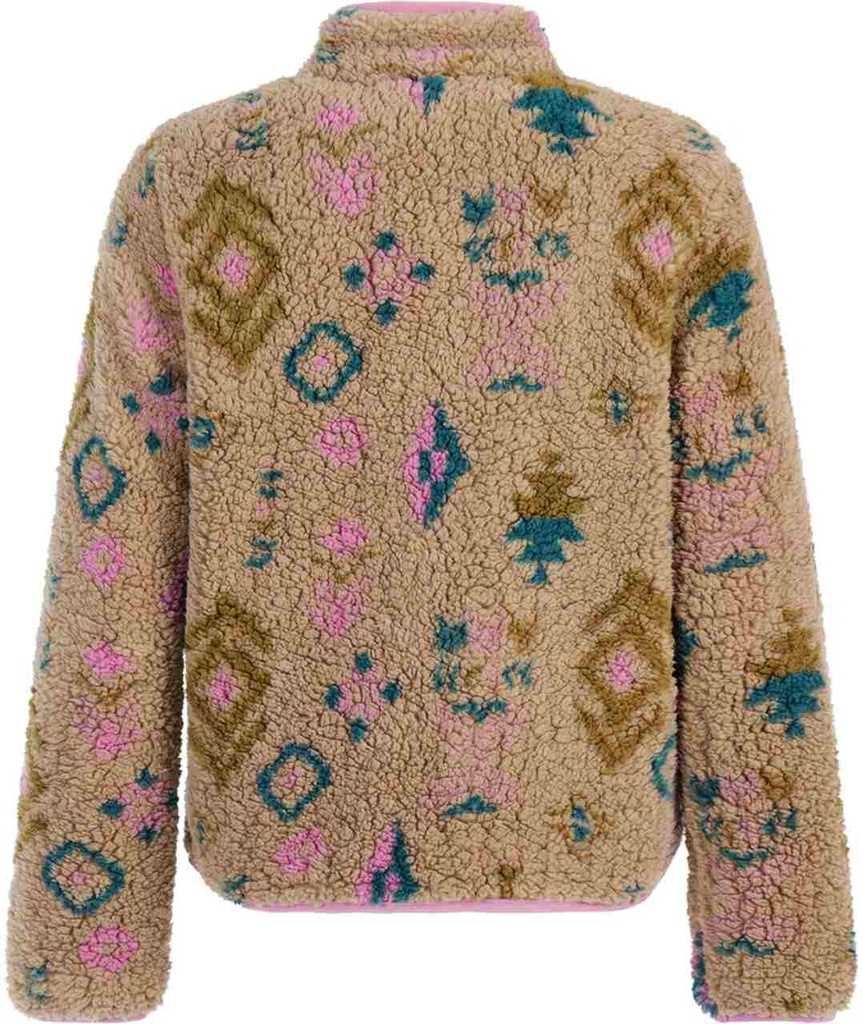 W ADELE OUTDOOR FULL ZIP TOP VINTAG PINK