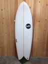 RETRO FISH TWINFIN EPOXY CLEAR 5'8&quot;