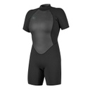 WOMEN REACTOR 2 BACKZIP SHORTY 2/2 BLACK