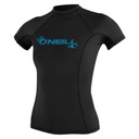 WOMEN BASIC SKINS S/S RASH GUARD BLACK