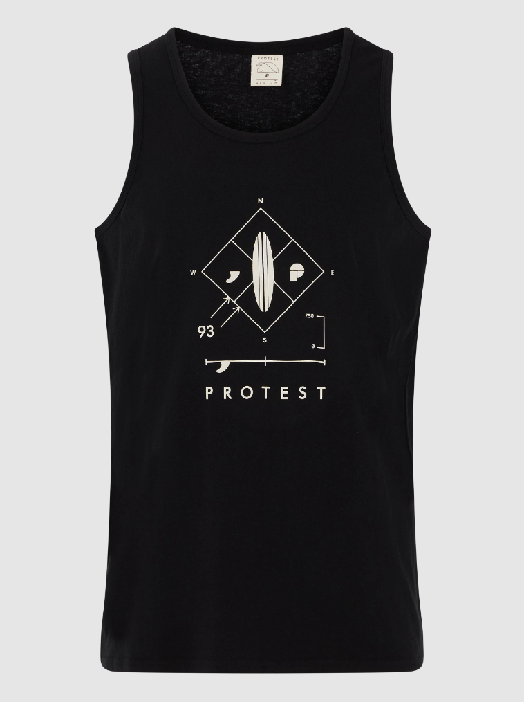 PRTRALLY SINGLET TRUE BLACK