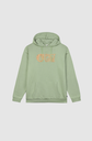 BASEMENT CORK HOODIE D GREEN SPRAY