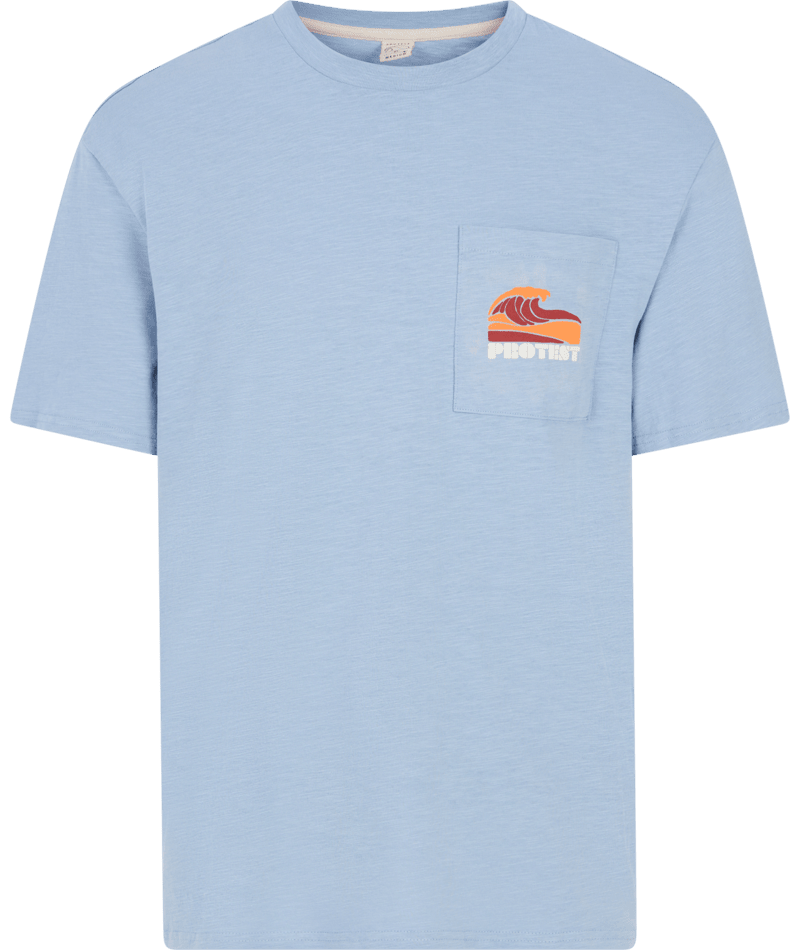 PRTJAKE T-SHIRT DUSTY BLUE