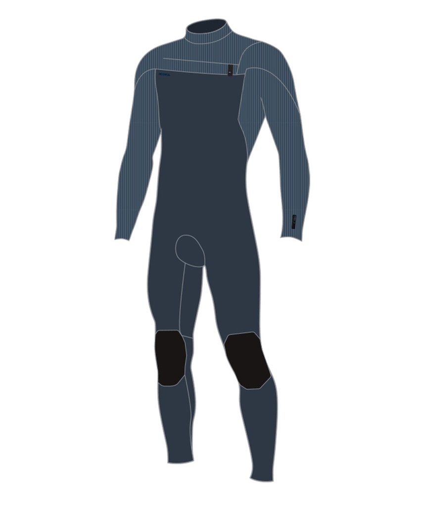 HYPERFREAK WIND 4/3+ CHEST ZIP FULL DARKORION/COPENBLUE