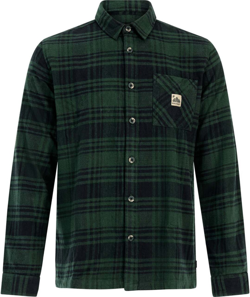 M LUNDER OUTDOOR OVERSHIRT KALE GREEN