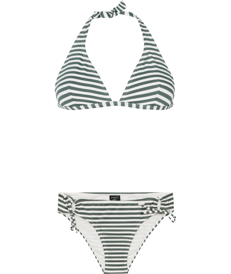 PRTADMIRER 25 HALTER BIK C-CUP VEGGIE GREE