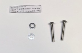 [DNPRSFBS0] BASE SCREWS PHILLIPS HEAD IN SET 2 13/4'