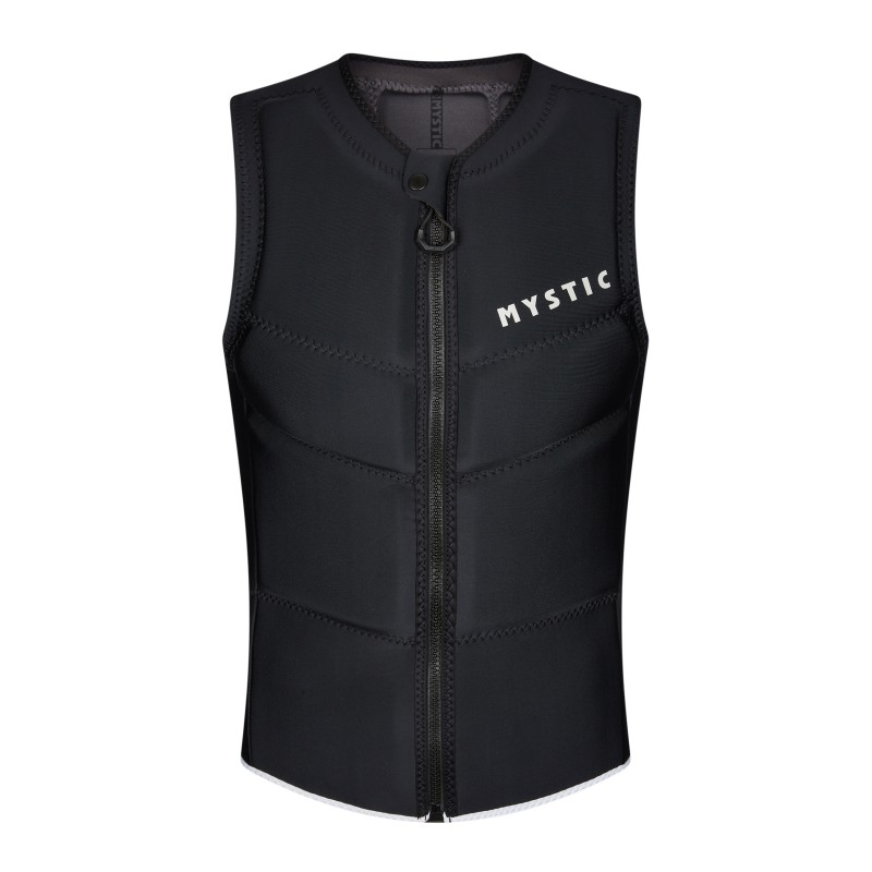 STAR IMPACT VEST FRONT ZIP BLACK