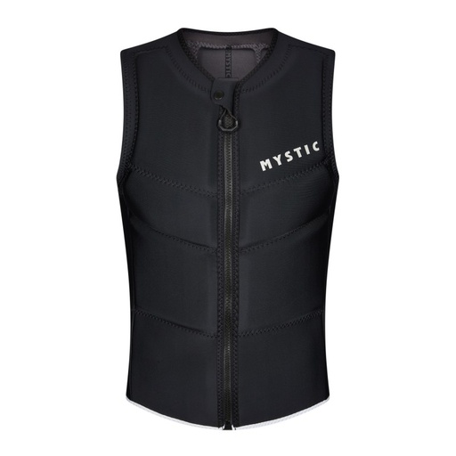 STAR IMPACT VEST FRONT ZIP BLACK