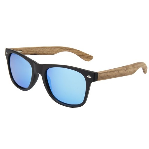 [50401.1] BEACH WOOD ZEBRA BLUE POL LENS