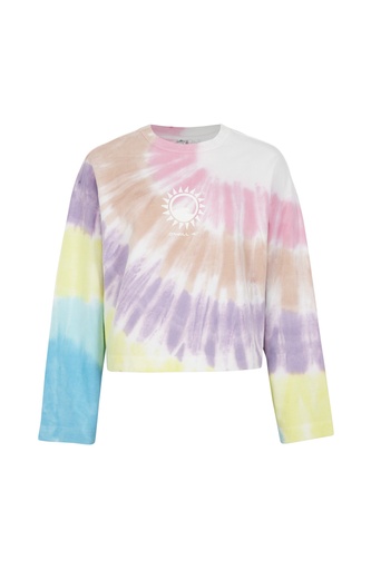 ONE WOMEN OF THE WAVE CREW BLUE TIE DYE