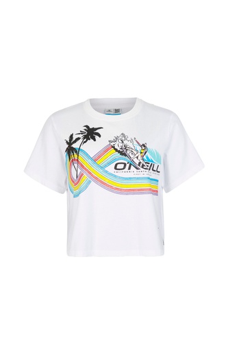 ONE CONNECTIVE GRAPHIC T-SHIRT SNOW WHITE