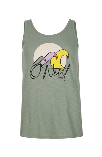 ONE LUANA GRAPHIC TANK TOP LILY PAD