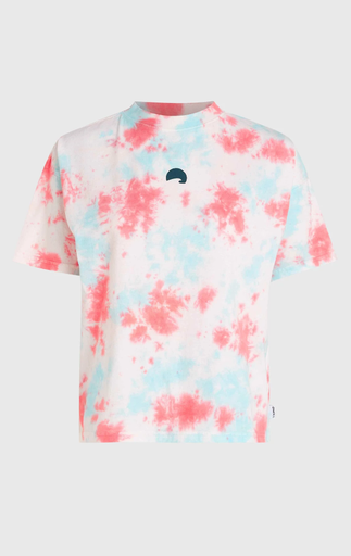 WOW T-SHIRT PINK ICE CUBE TIE DYE