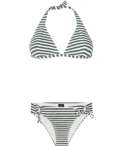 PRTADMIRER 25 HALTER BIK C-CUP VEGGIE GREE