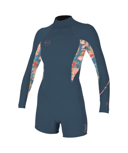 WMS BAHIA 2/1 BACK ZIP L/S SPRING COPENBLU/PTDTRPCS/COPENBLU