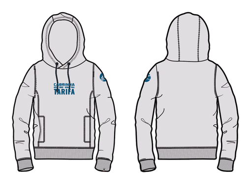 TARIFA KSWF HOODED SWEAT SMOKE
